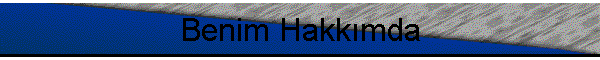 Benim Hakkmda